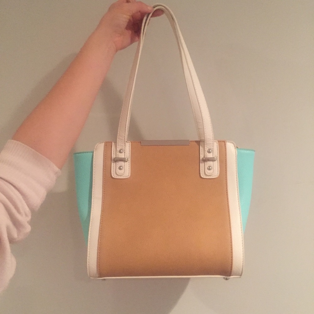 Teal and Beige Bag!